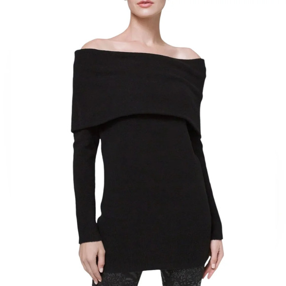 White House Black Market Sweaters - White House Black Market-NWOT  Foldover Off-the-Shoulder Sweater
